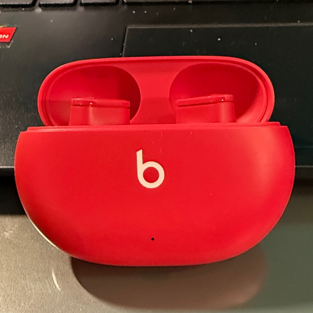 Beats by Dre Red Earbud Headphones